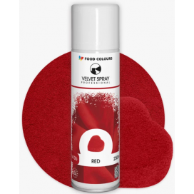 Spray Velvet (Red), 250 ml, Food Colour
