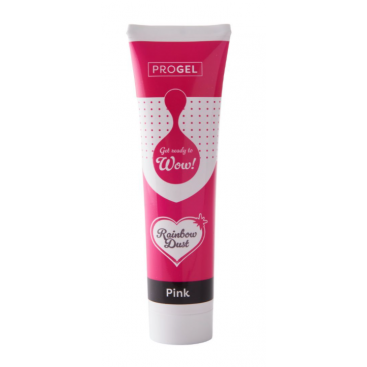 Maistiniai geliniai dažai Rožinė (PINK), 100 g – Rainbow Dust ProGel