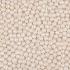 Pabarstukai -  mini perlai balti (~4mm), 60 g, On Cake