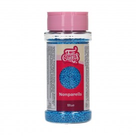 Pabarstukai – smulkūs mėlyni perliukai (Nonpareils), 80 g, FunCakes