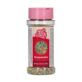 Pabarstukai – smulkūs spalvoti blizgūs perliukai (Nonpareils), 80 g, FunCakes