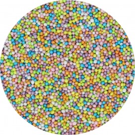 Pabarstukai – smulkūs spalvoti blizgūs perliukai (Nonpareils), 80 g, FunCakes