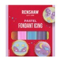 Pastelinių spalvų cukrinės masės rinkinys, 5 × 100 g – Renshaw (Pastel Multipack)