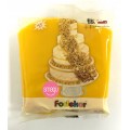 Cake coating paste (Fondant) - Yellow, 250 g, Fodekor