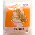 Cake coating paste (Fondant) - Orange, 250 g, Fodekor