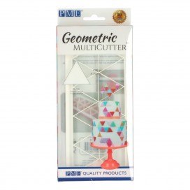 Ispaudas cukrinei masei didelis (geometrinė mozaika) PME