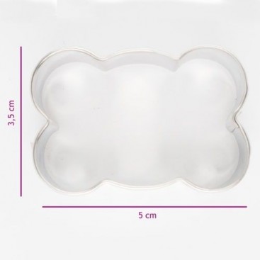 Širdelės sausainių formelė 60x70 mm