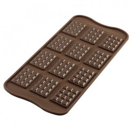 Silikoninė formelė šokoladui - šokolado plytelė (Silikomart)