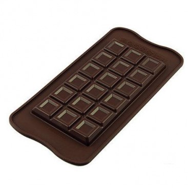 Silikoninė formelė šokoladui - šokolado plytelė ( Tablette Choco Bar), Silikomart