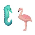 Фламинго и морской конёк - пластиковая формa, JEM