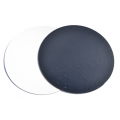 Trisluoksnis padėkliukas 24 cm (juoda/balta)