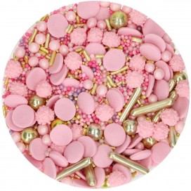 Pabarstukų mišinys "Glamour Pink Medley", 65 g, FunCakes