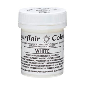 Dažai šokoladui – balta (white) – Sugarflair 35g
